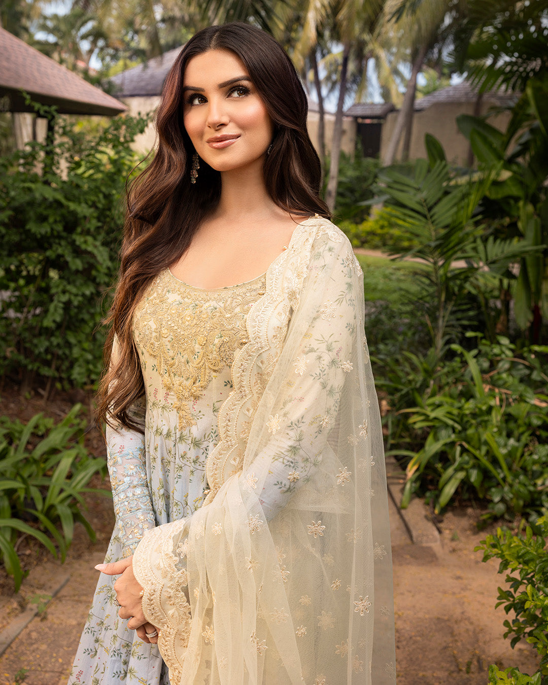 FAIZA SAQLAIN | Zinnia Luxury Lawn 2025