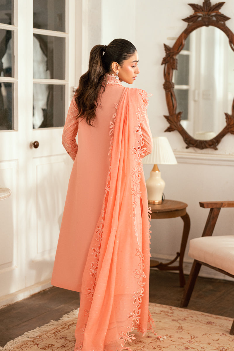 QALAMKAR | Luxury Lawn Eid Edit 2025 - Jafa - SB-12 Unstitched