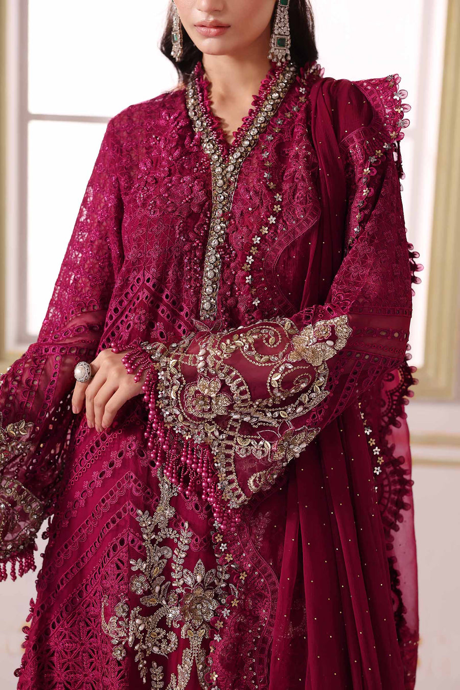 MARIA.B | Mbroidered Wedding 2025 - BD3003 Unstitched