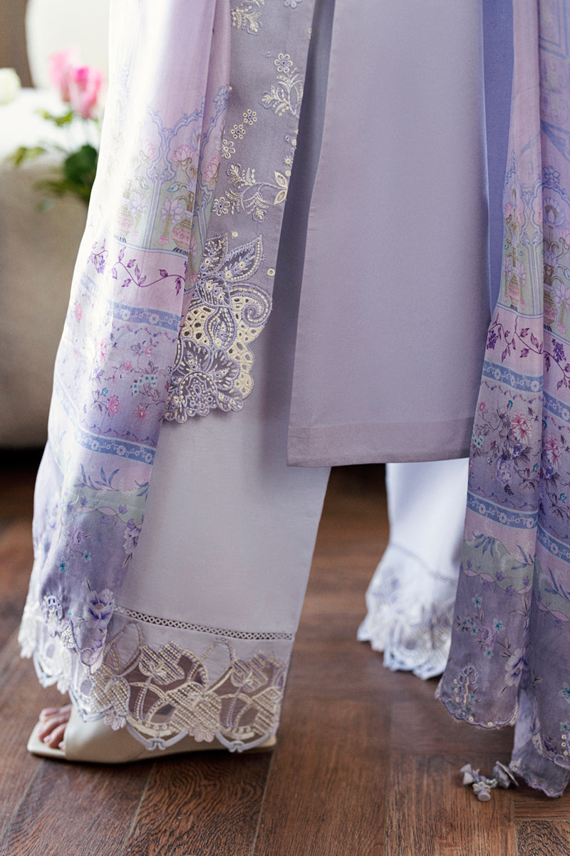 QALAMKAR | Chikankari Eid Lawn Edit 2025 - Alaila CS-03 Unstitched