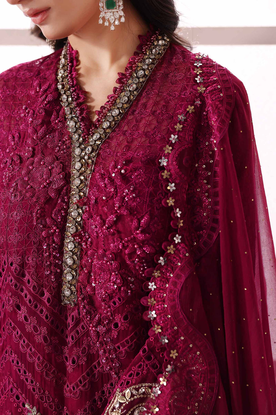 MARIA.B | Mbroidered Wedding 2025 - BD3003 Unstitched