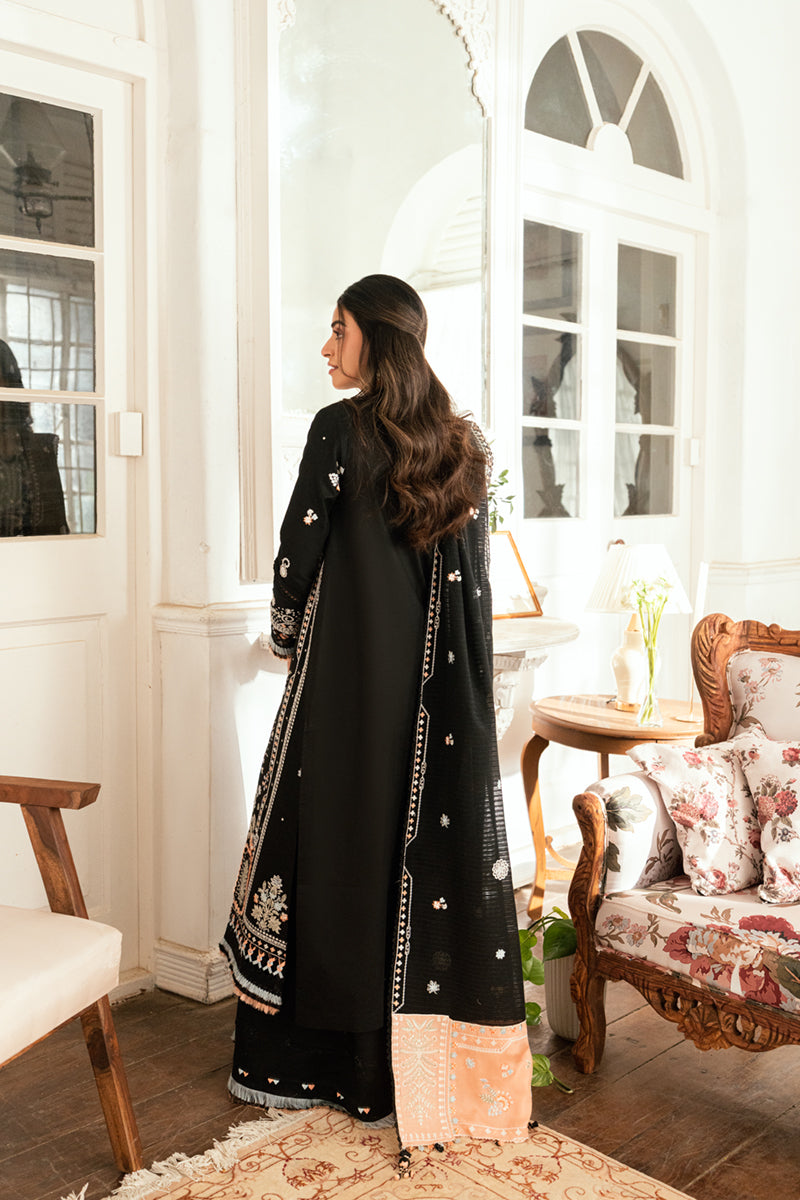 QALAMKAR | Luxury Lawn Eid Edit 2025 - Misha - SB-03 Unstitched