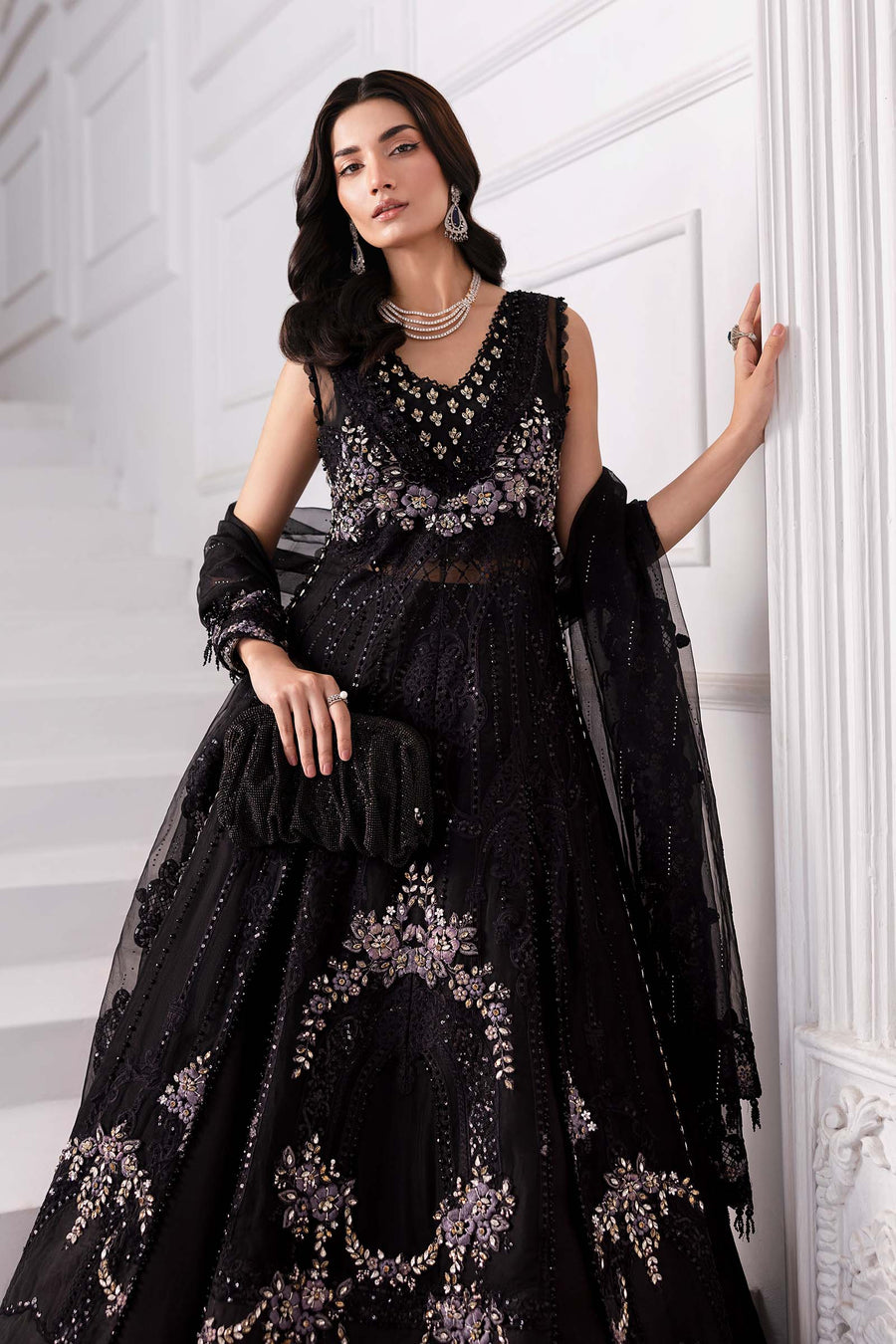 MARIA.B | Mbroidered Wedding 2025 - BD3004 Unstitched