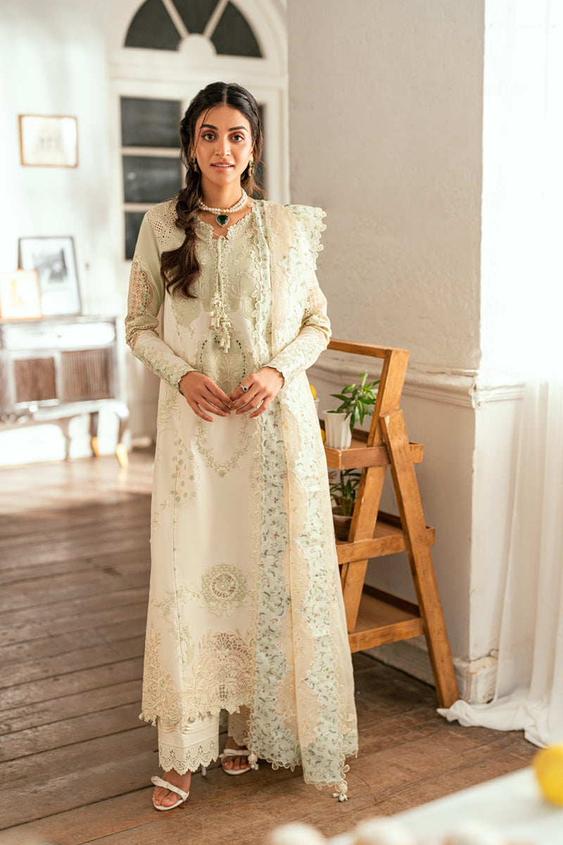 QALAMKAR | Luxury Lawn Eid Edit 2025 - Nadia - SB-10 Unstitched