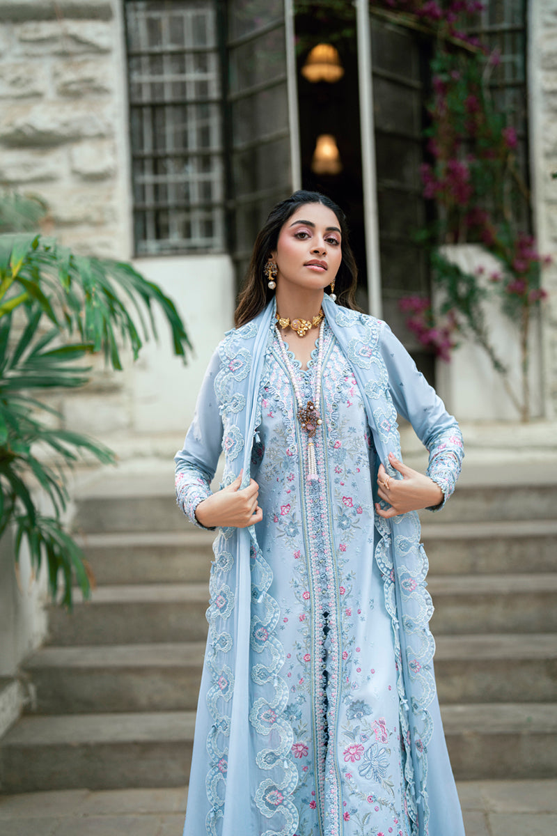 QALAMKAR | Luxury Lawn Eid Edit 2025 - Zarish - SB-04 Unstitched