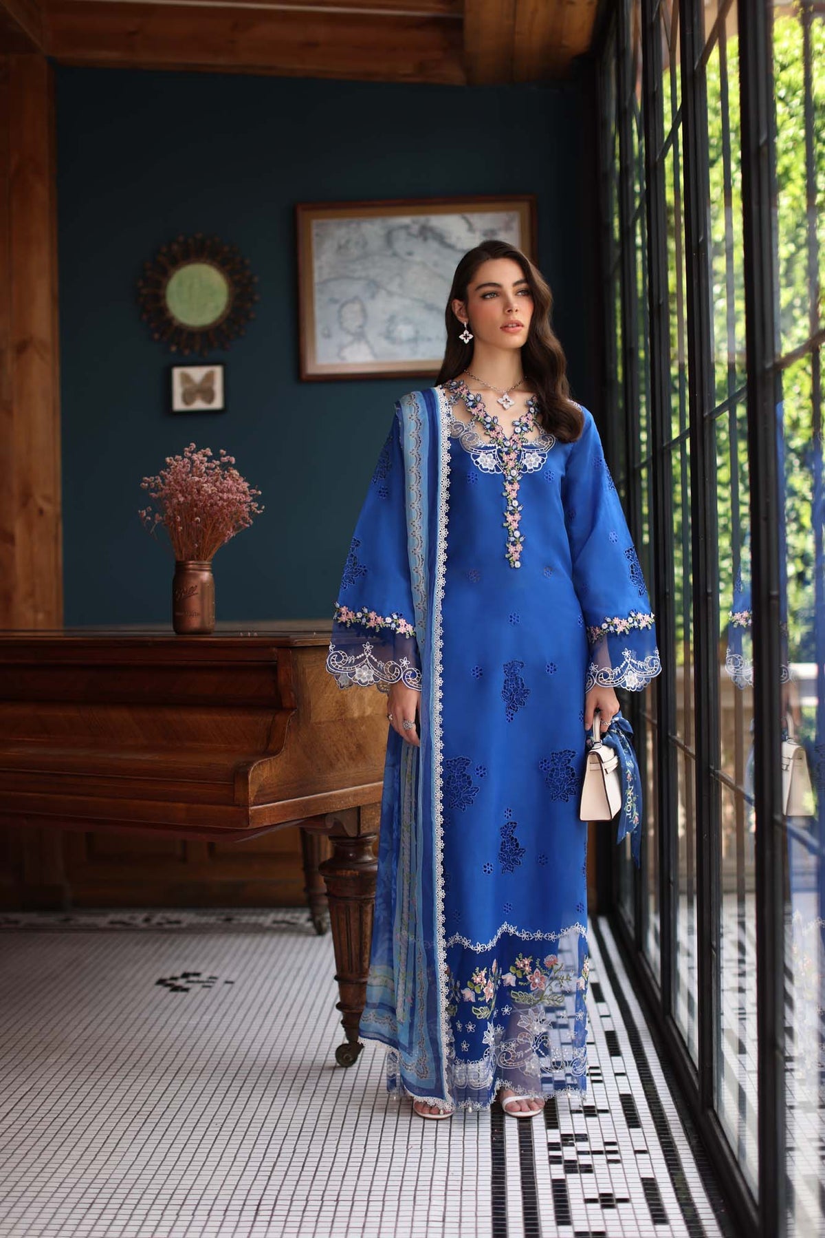NOOR by Sadia Asad | Eid Luxury Lawn Schiffli Laserkari