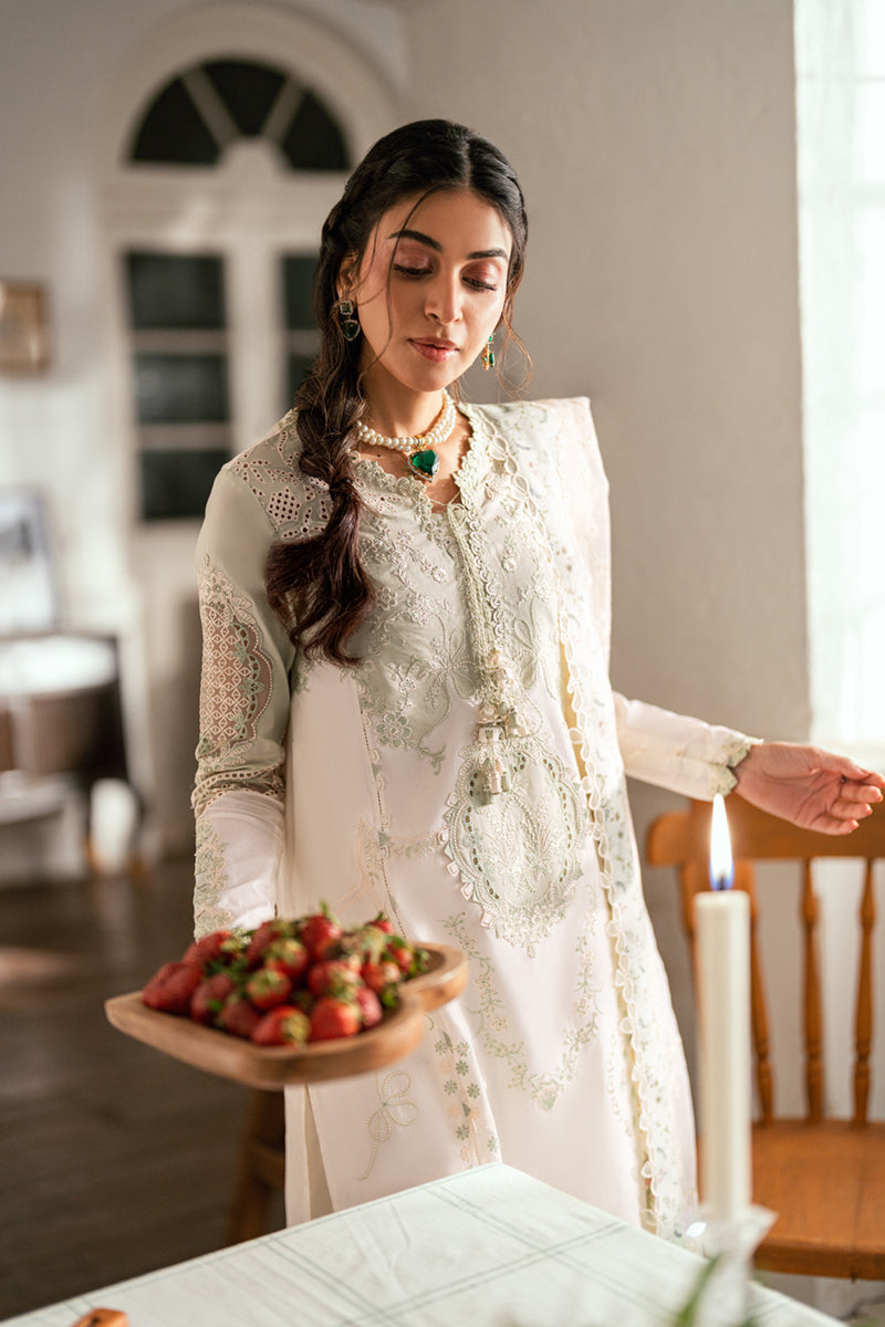 QALAMKAR | Luxury Lawn Eid Edit 2025 - Nadia - SB-10 Unstitched