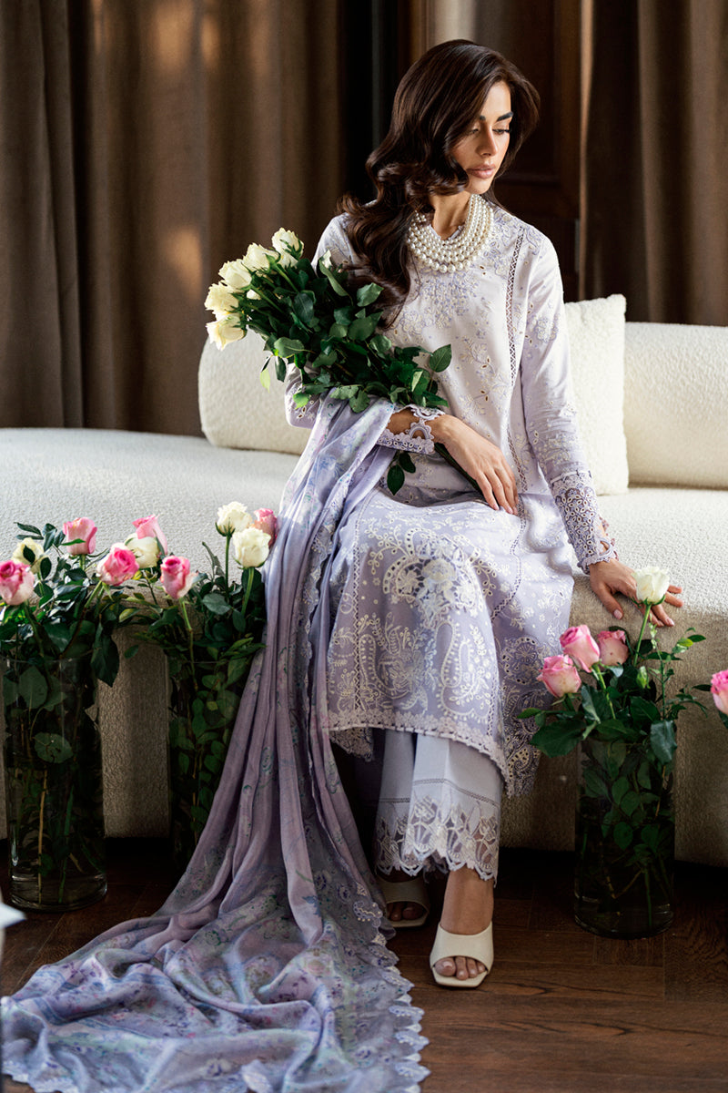 QALAMKAR | Chikankari Eid Lawn Edit 2025 - Alaila CS-03 Unstitched