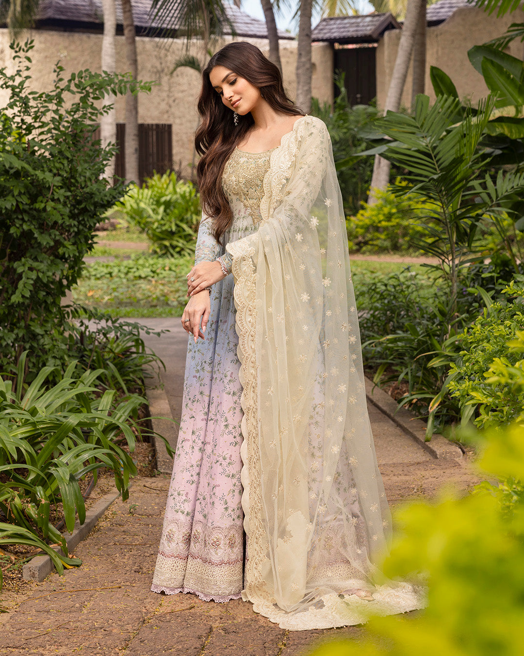 FAIZA SAQLAIN | Zinnia Luxury Lawn 2025