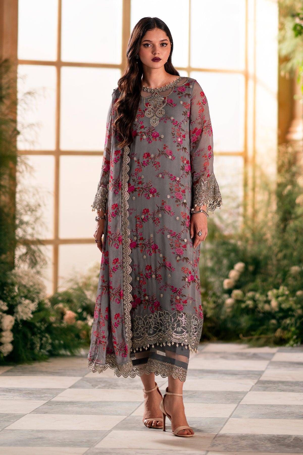 CHARIZMA | Vasal Luxury Chiffon | VSL5-05 Unstitched - Aarzu