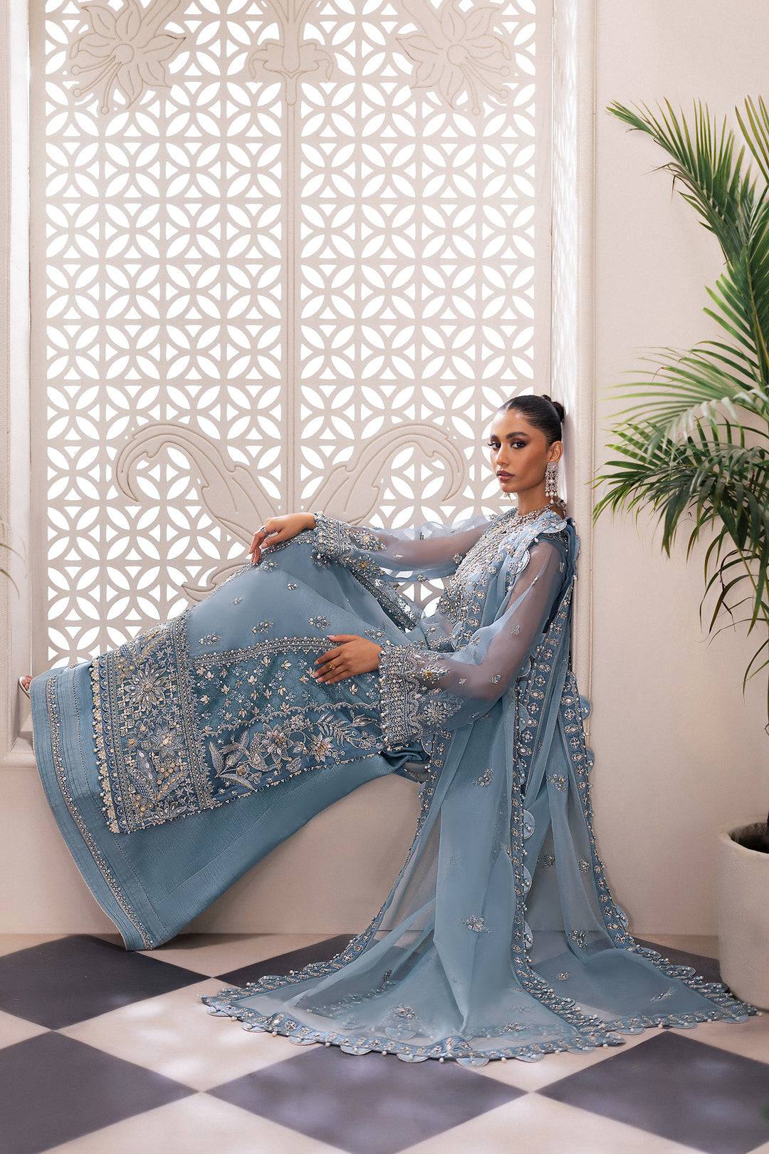 ZAHA | Gossamer Wedding Unstitched 2024 | Azura ZC24-07 - Aarzu