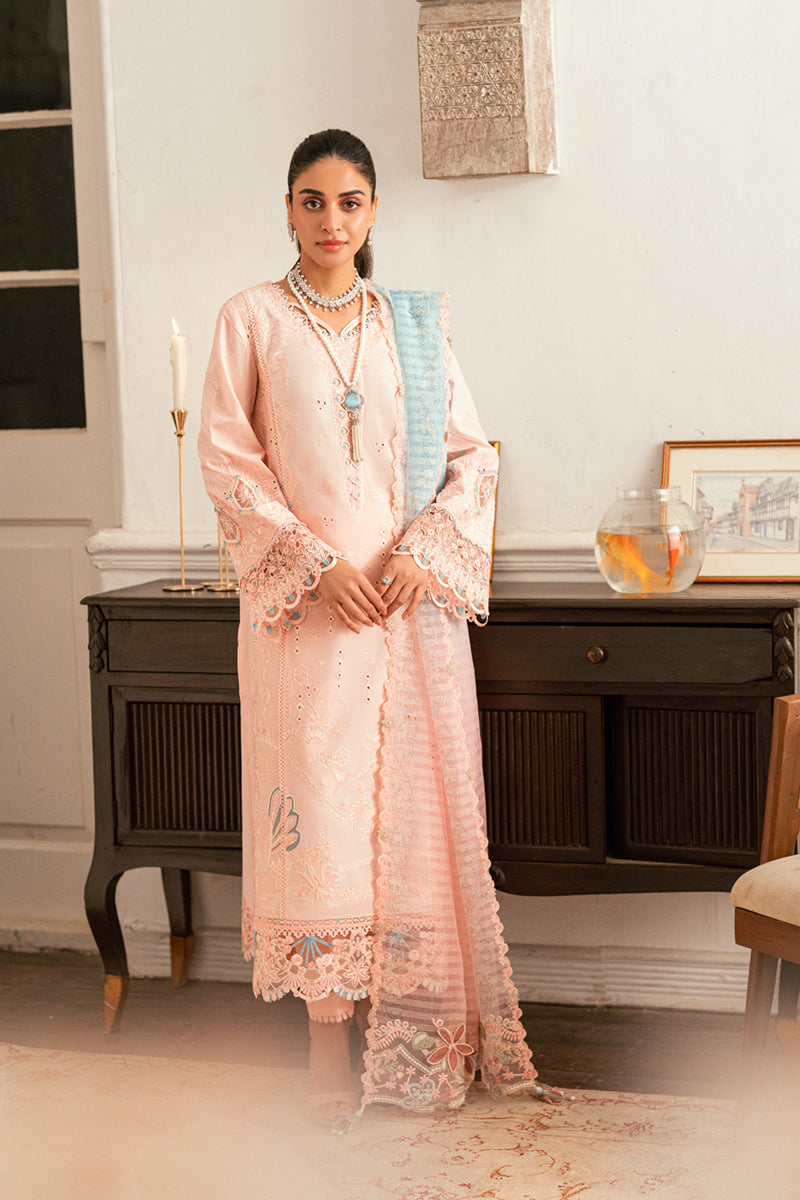 QALAMKAR | Luxury Lawn Eid Edit 2025 - Aleeza - SB-05 Unstitched