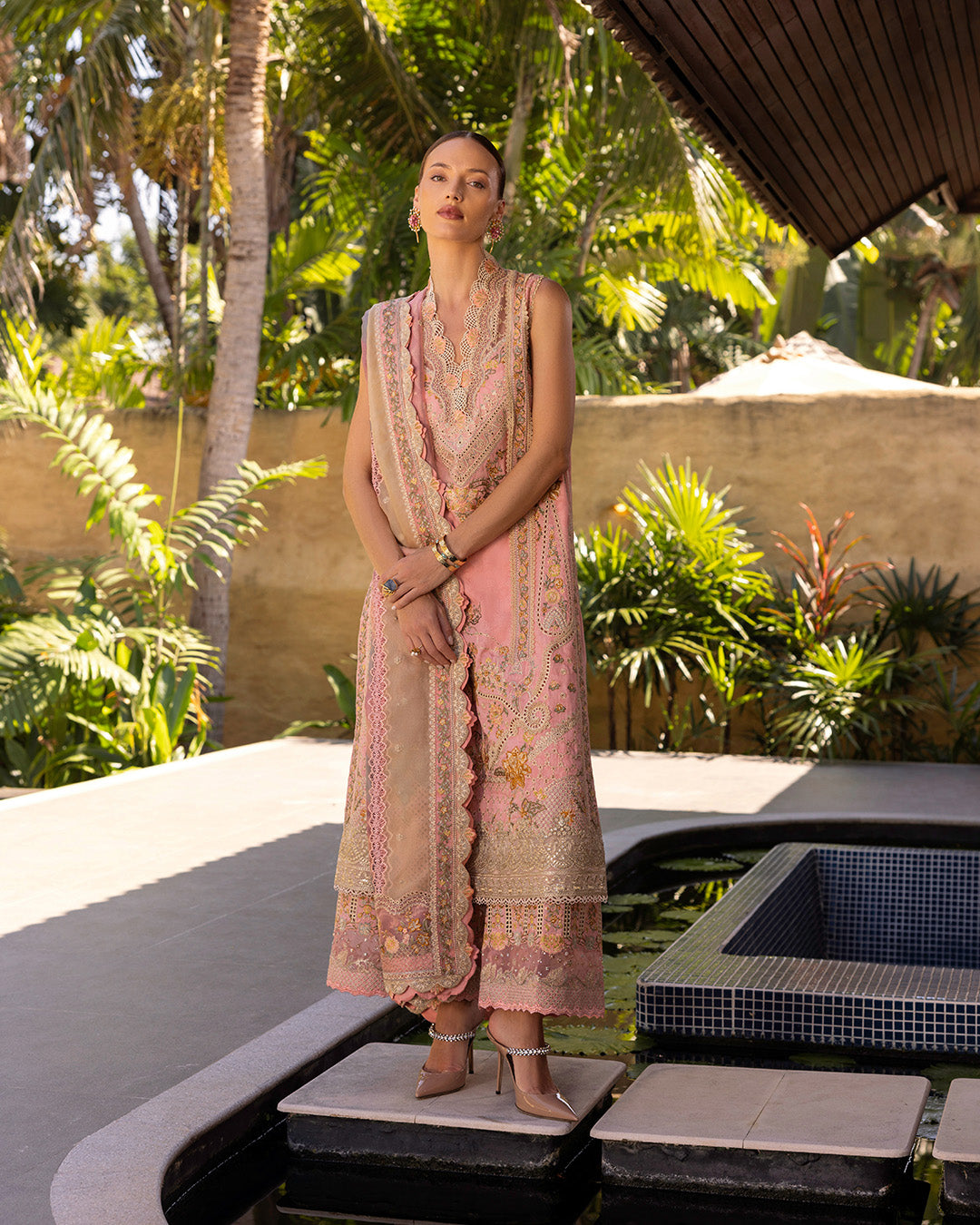 FAIZA SAQLAIN | Zinnia Luxury Lawn 2025