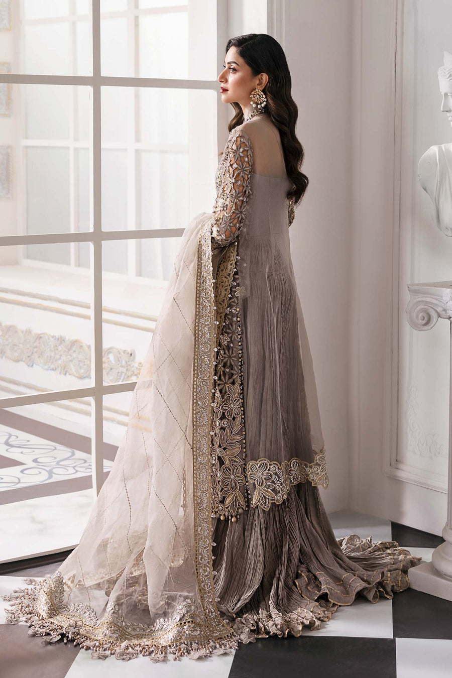 MARIA.B | Mbroidered Wedding 2025 - BD3006 Unstitched