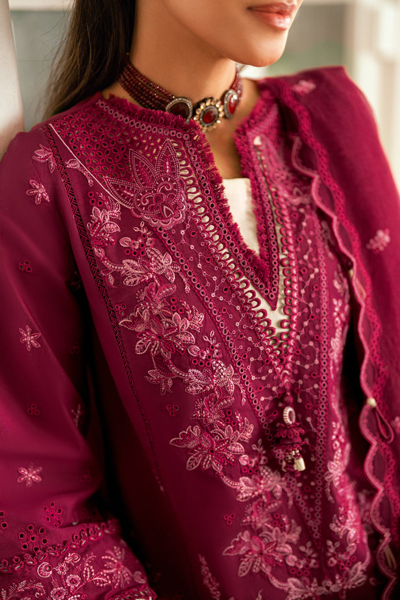 QALAMKAR | Luxury Lawn Eid Edit 2025 - Sameen - SB-02 Unstitched