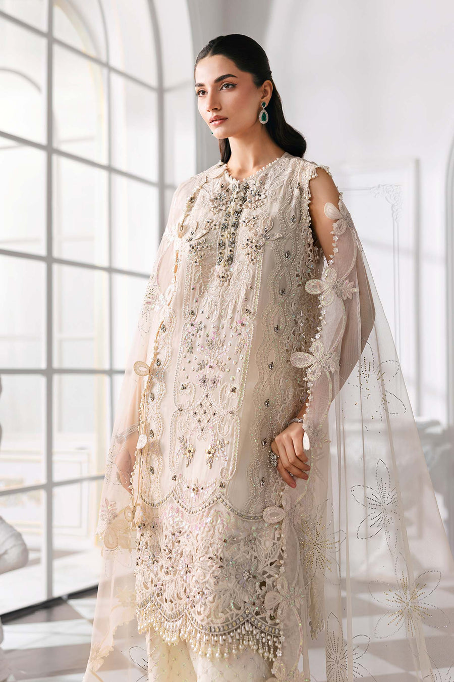 MARIA.B | Mbroidered Wedding 2025 - BD3007 Unstitched