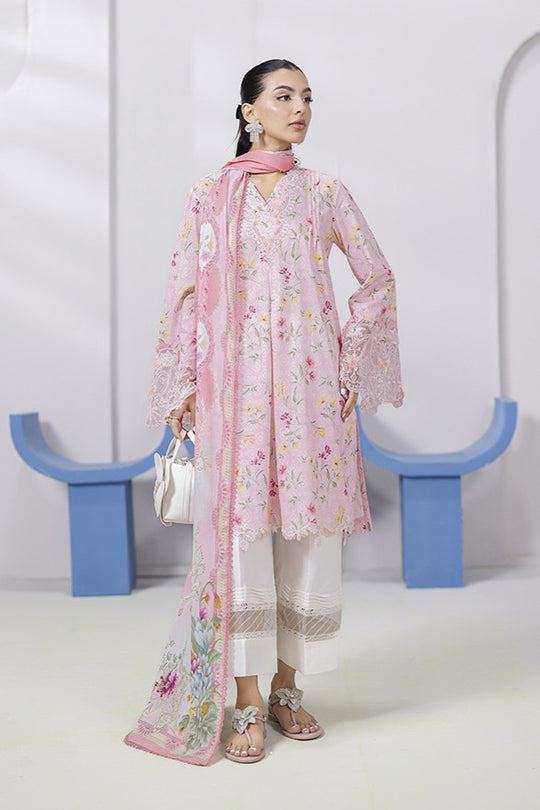 QALAMKAR | QPrints Embroidered Lawn 2025 Unstitched - Blaire