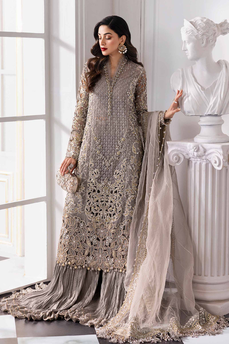 MARIA.B | Mbroidered Wedding 2025 - BD3006 Unstitched