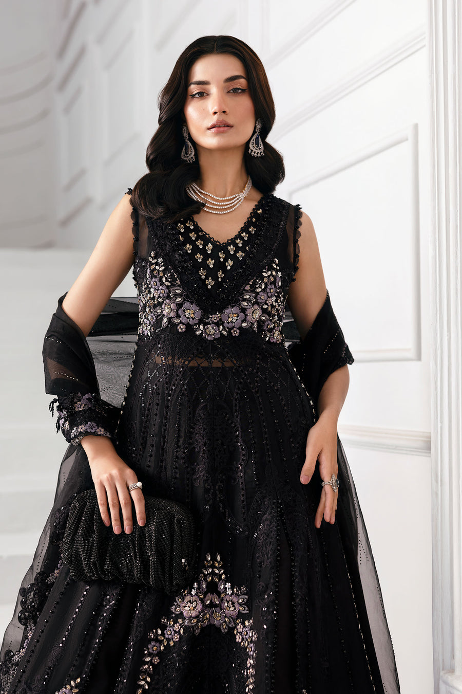MARIA.B | Mbroidered Wedding 2025 - BD3004 Unstitched