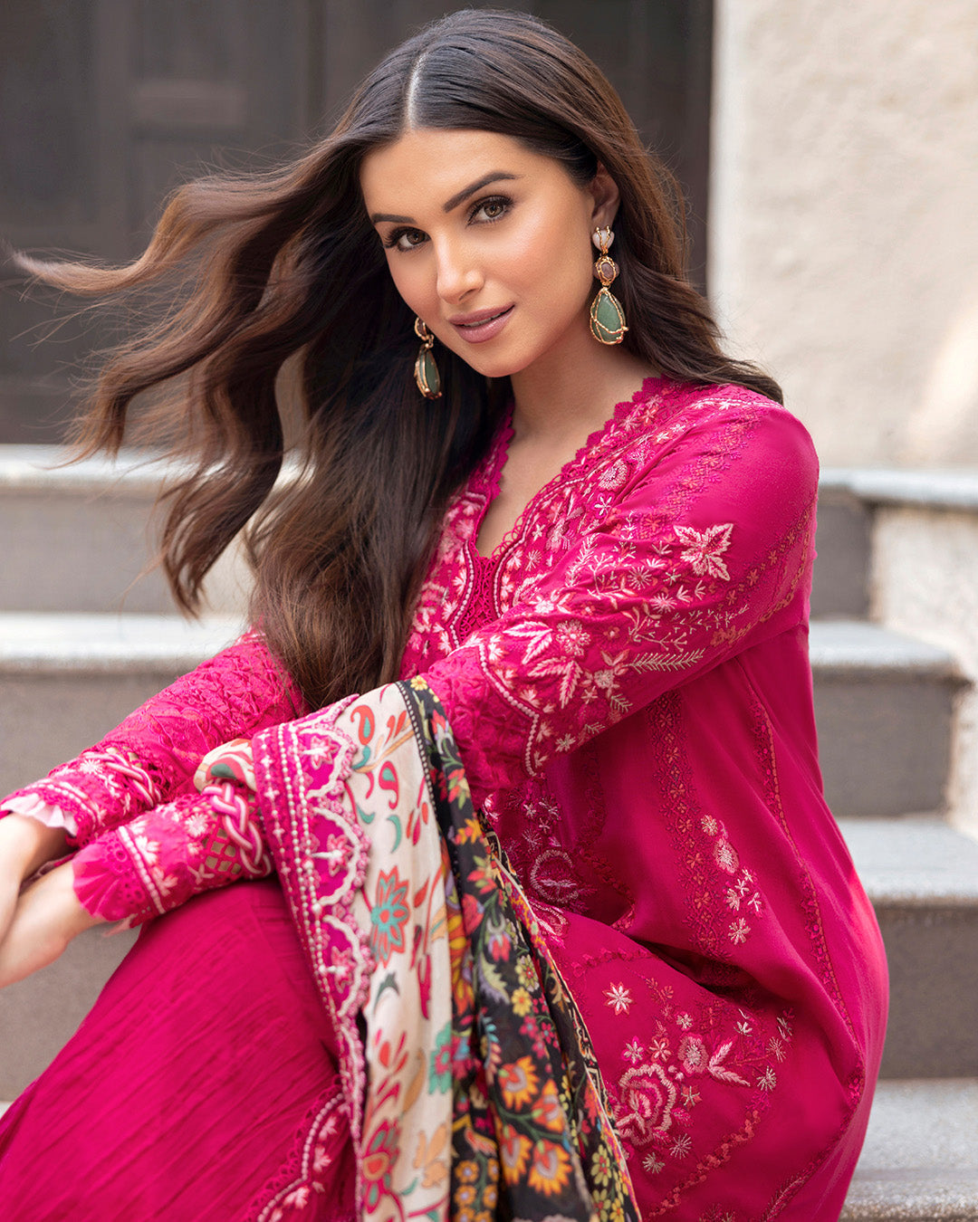 FAIZA SAQLAIN | Zinnia Luxury Lawn 2025