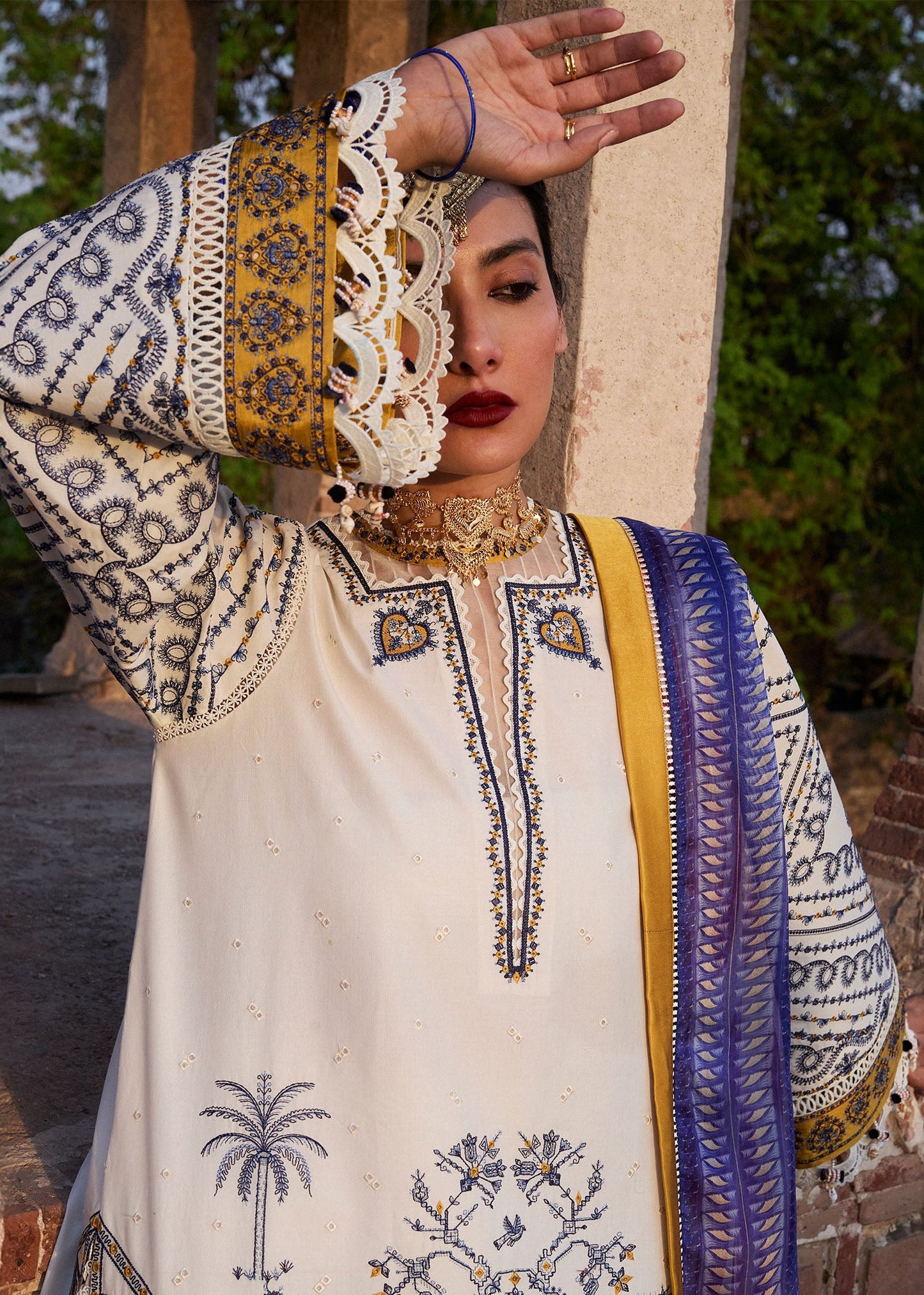 HUSSAIN REHAR | Nirmal SS'25 Luxury Lawn - Motia