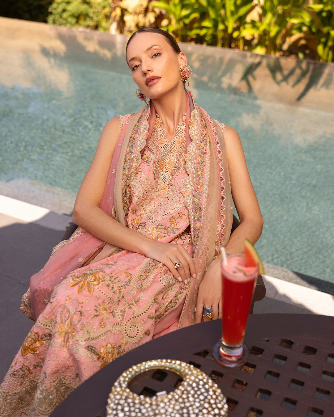 FAIZA SAQLAIN | Zinnia Luxury Lawn 2025