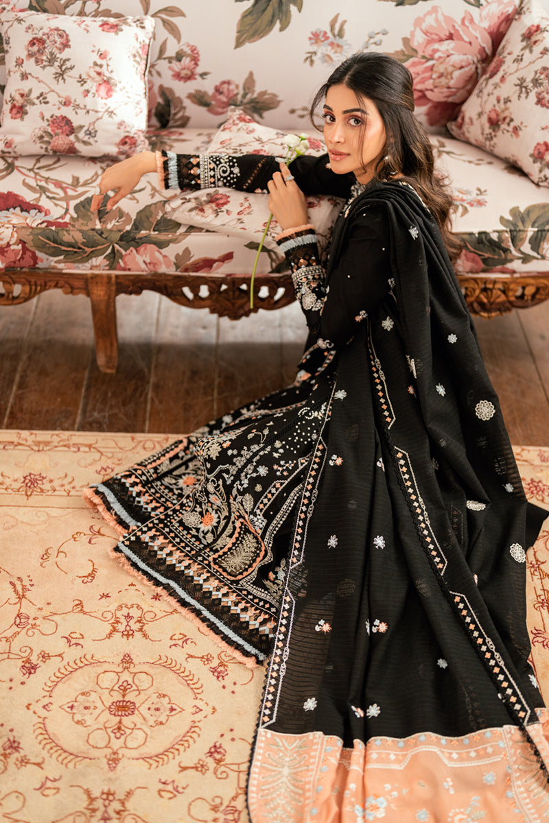 QALAMKAR | Luxury Lawn Eid Edit 2025 - Misha - SB-03 Unstitched