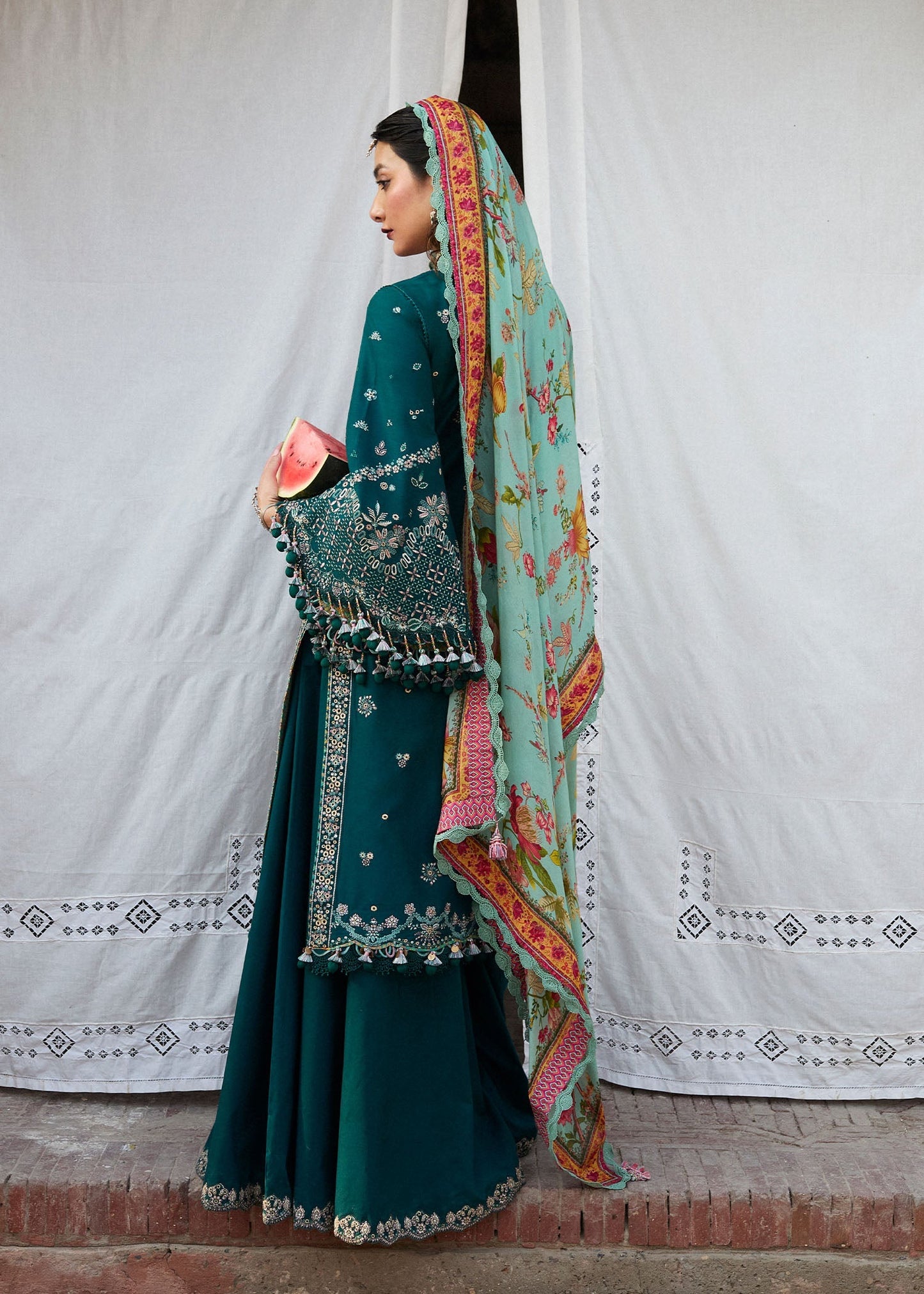 HUSSAIN REHAR | Nirmal SS'25 Luxury Lawn - Sahar