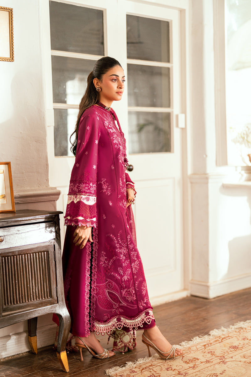 QALAMKAR | Luxury Lawn Eid Edit 2025 - Sameen - SB-02 Unstitched