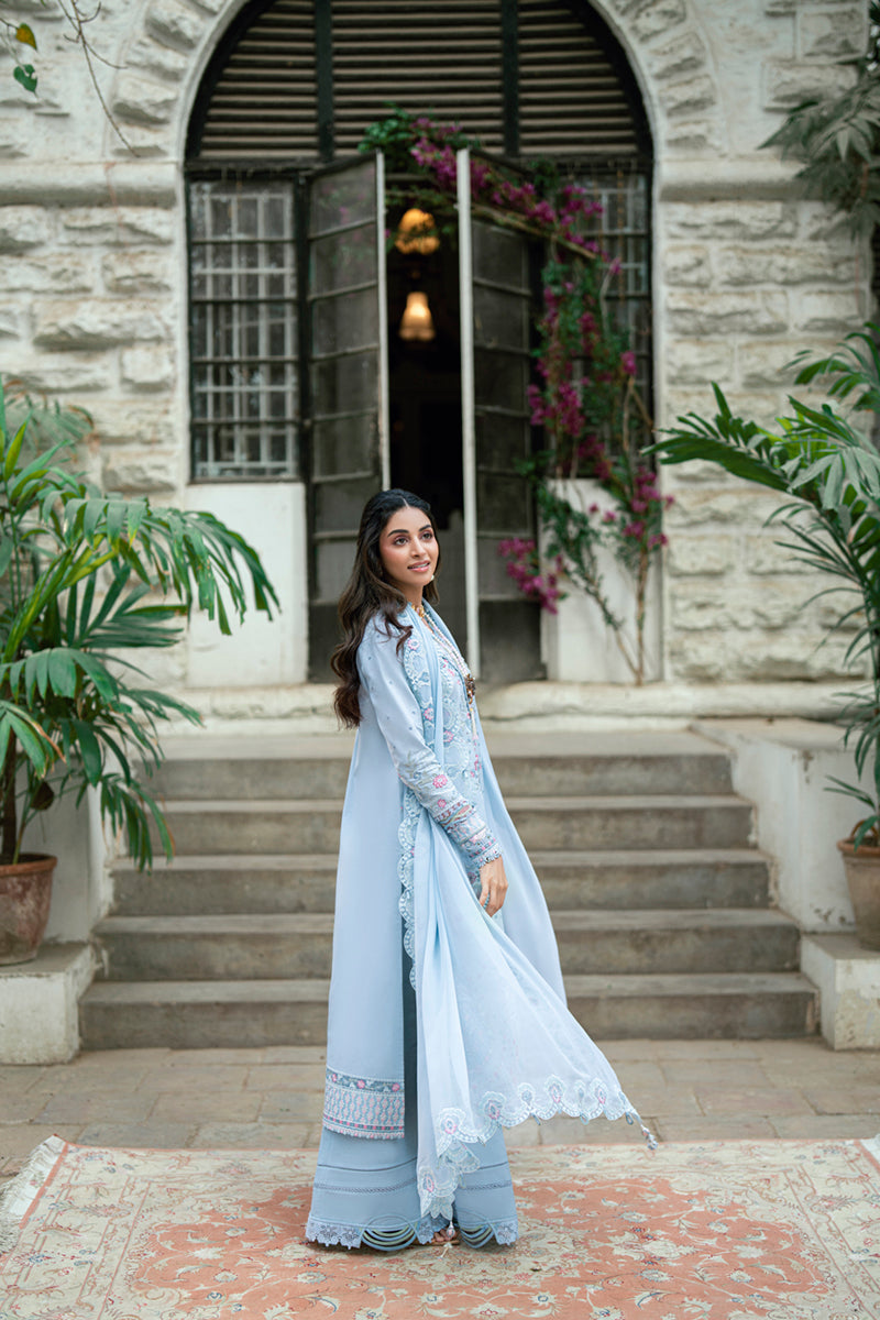 QALAMKAR | Luxury Lawn Eid Edit 2025 - Zarish - SB-04 Unstitched