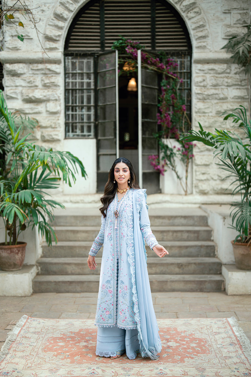 QALAMKAR | Luxury Lawn Eid Edit 2025 - Zarish - SB-04 Unstitched