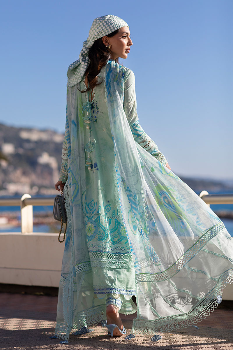 ANSAB JAHANGIR | Zoha Luxury Lawn 2025 - Ice Crystle