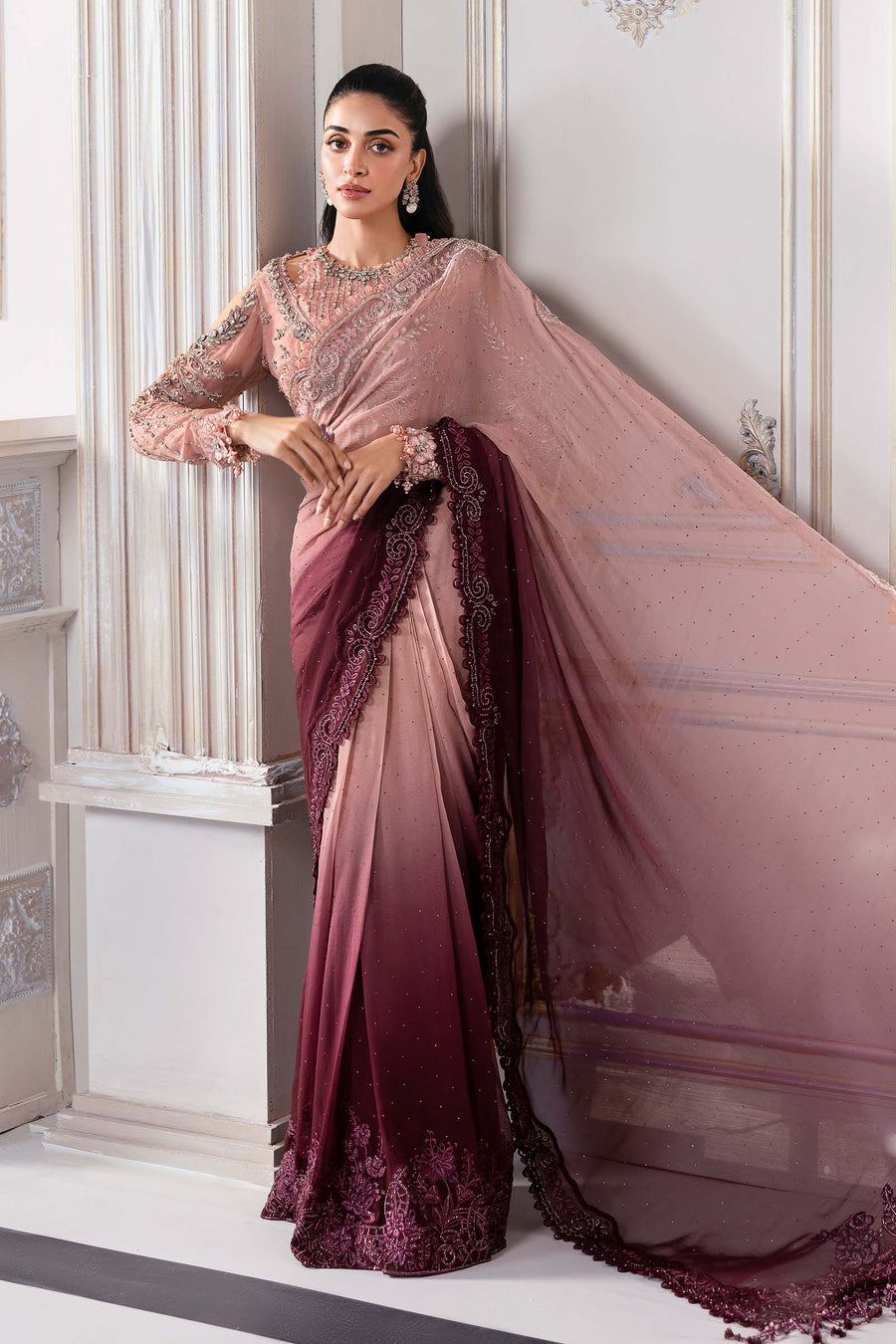 MARIA.B | Mbroidered Wedding 2025 - BD3001 Unstitched
