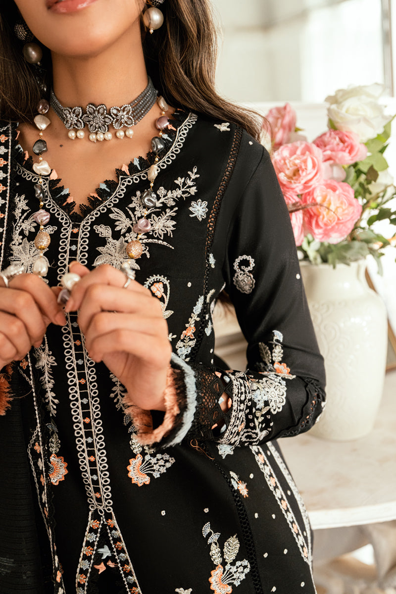 QALAMKAR | Luxury Lawn Eid Edit 2025 - Misha - SB-03 Unstitched