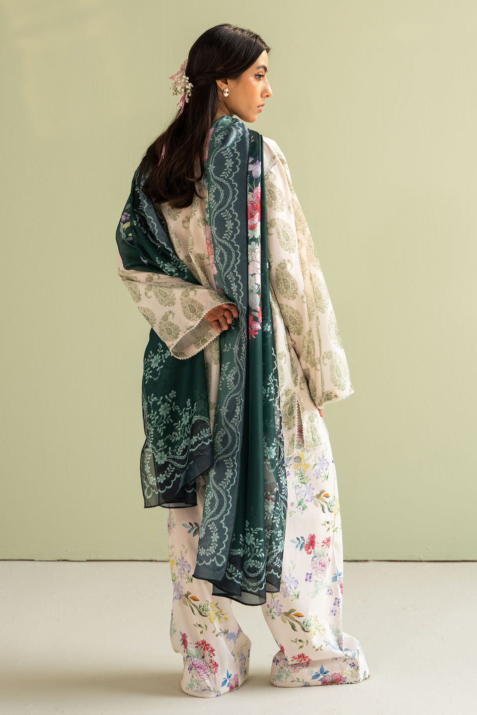 ZARA SHAHJAHAN | COCO Prints 2025 | Paisley-6B Unstitched - Aarzu