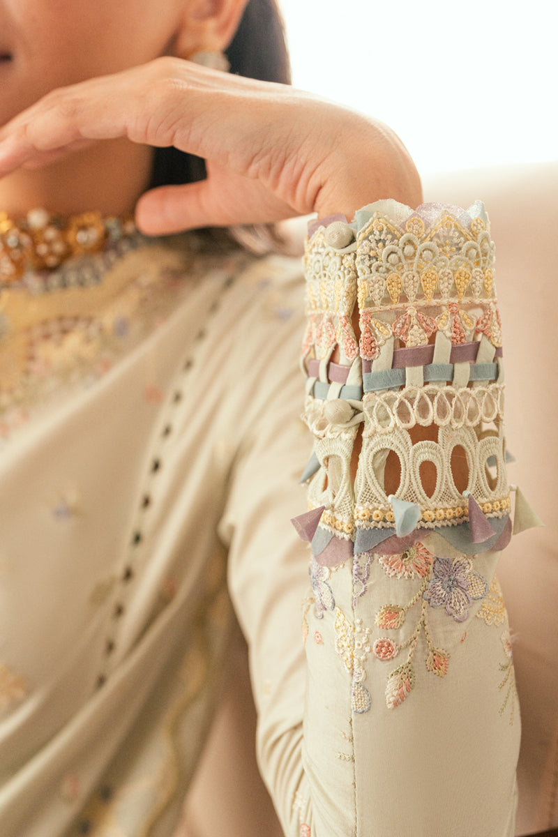 QALAMKAR | Luxury Lawn Eid Edit 2025 - Rimsha - SB-08 Unstitched