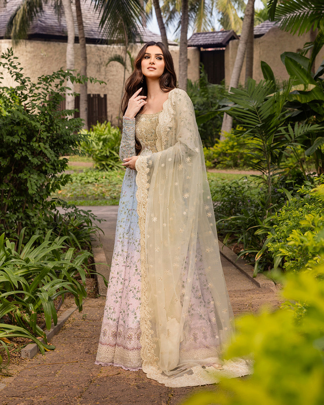 FAIZA SAQLAIN | Zinnia Luxury Lawn 2025