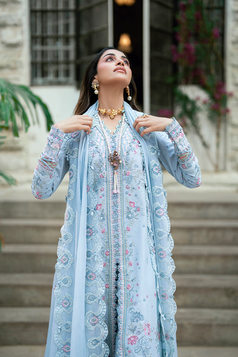 QALAMKAR | Luxury Lawn Eid Edit 2025 - Zarish - SB-04 Unstitched