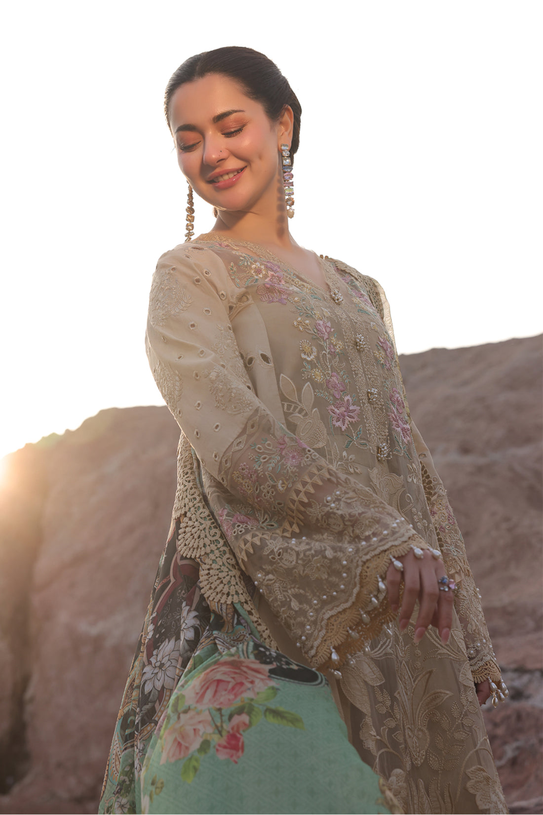 IMROZIA / SERENE × Hania Amir Luxury Lawn 2025 Unstitched - Ayzal