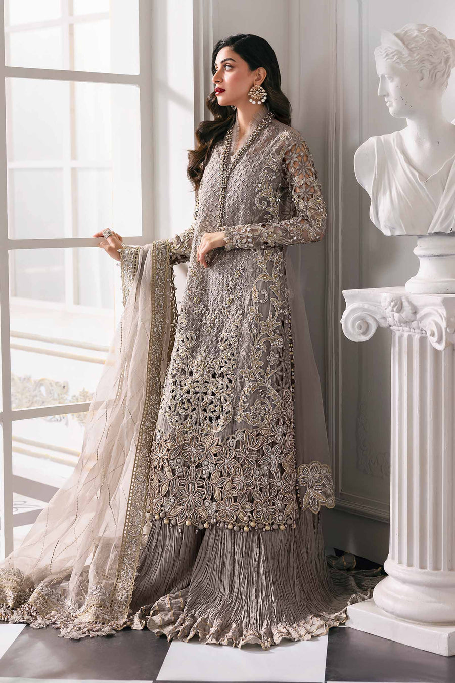 MARIA.B | Mbroidered Wedding 2025 - BD3006 Unstitched