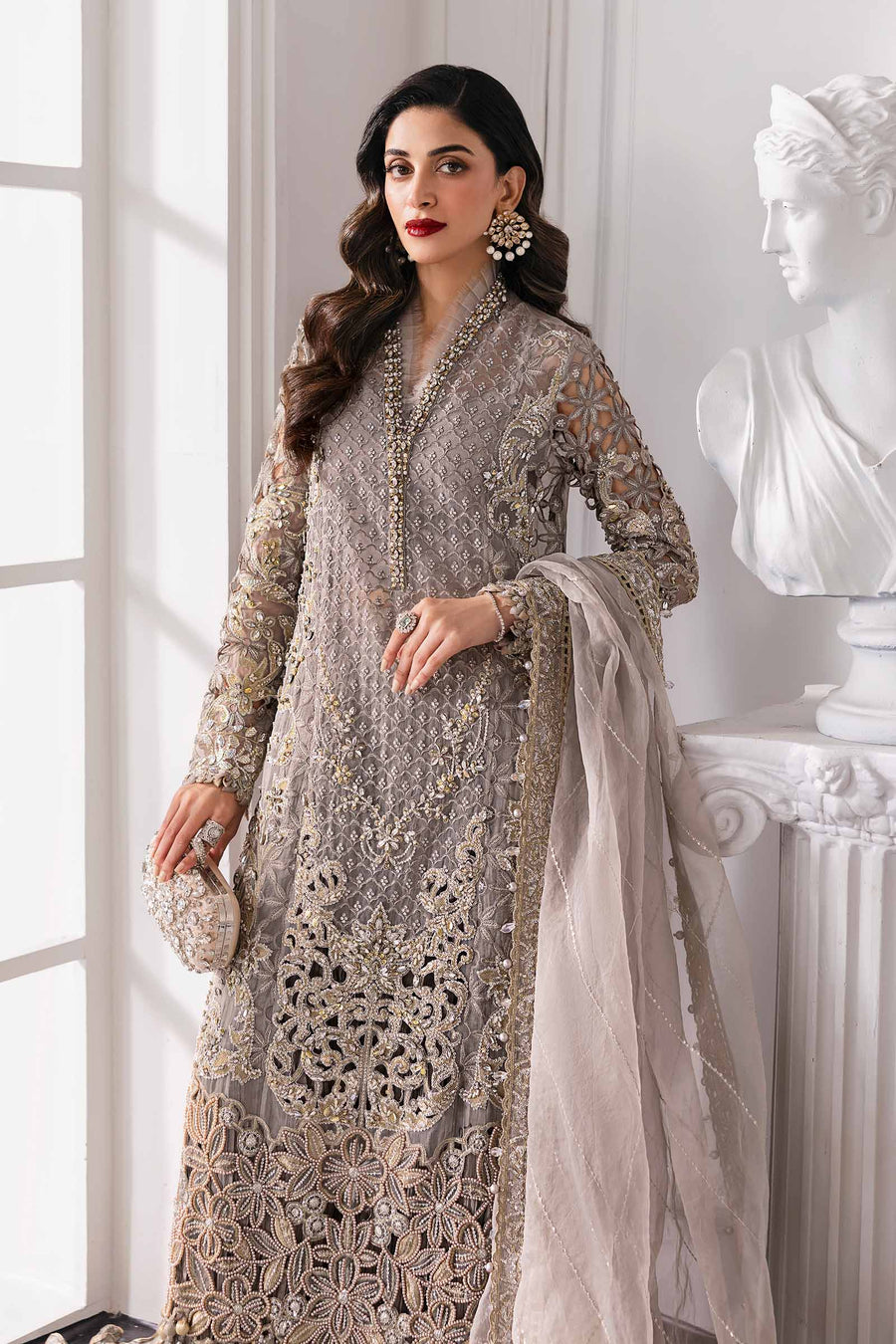 MARIA.B | Mbroidered Wedding 2025 - BD3006 Unstitched