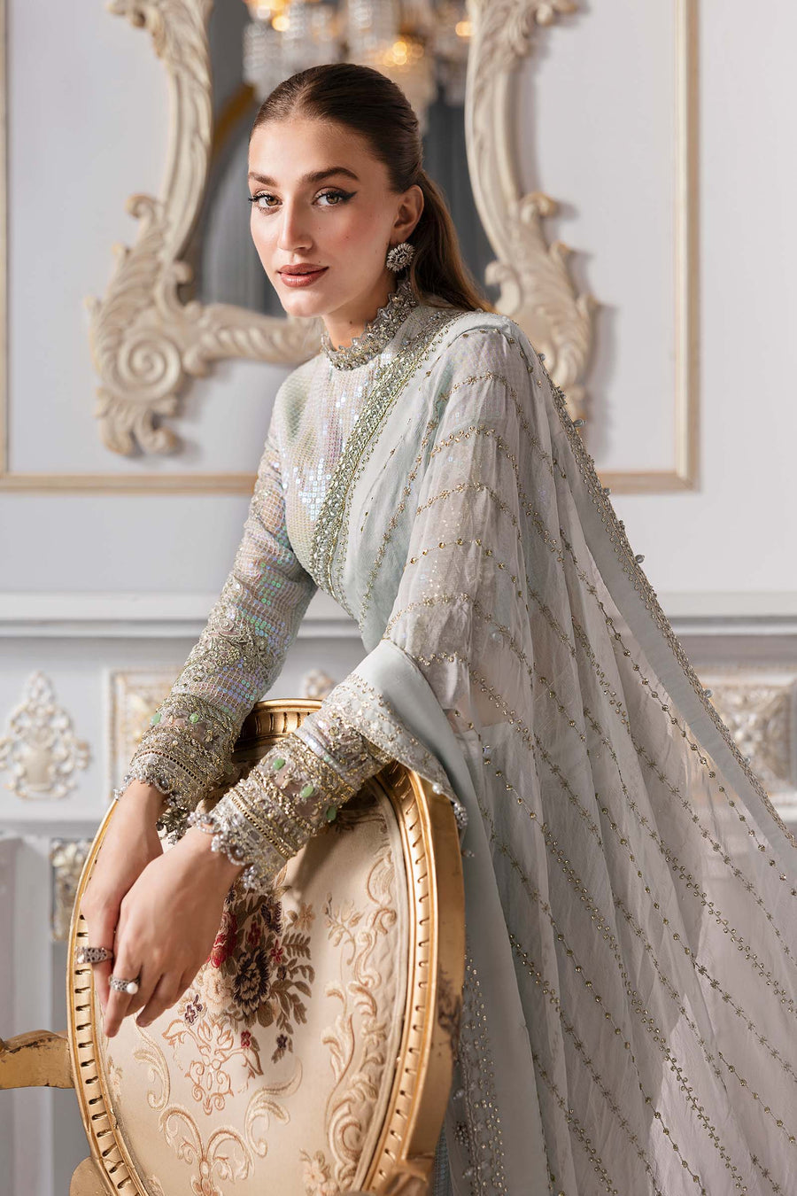 MARIA.B | Mbroidered Wedding 2025 - BD3005 Unstitched