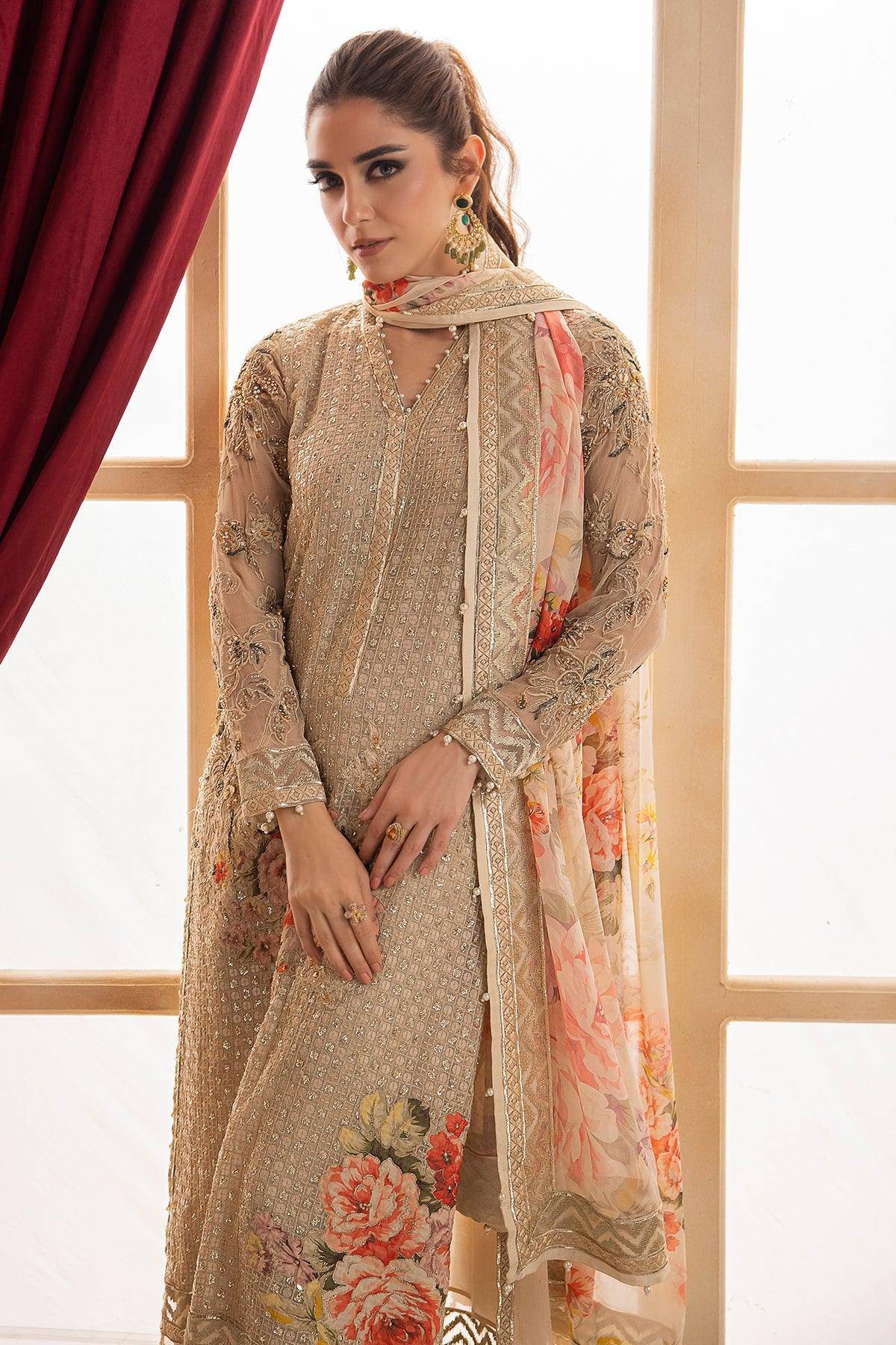 CHARIZMA | Dastan e Jashan | Unstitched Premium Handwork Chiffon | DJW4-05 - Aarzu