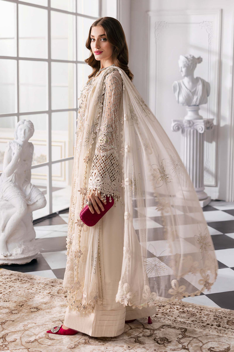 MARIA.B | Mbroidered Wedding 2025 - BD3007 Unstitched