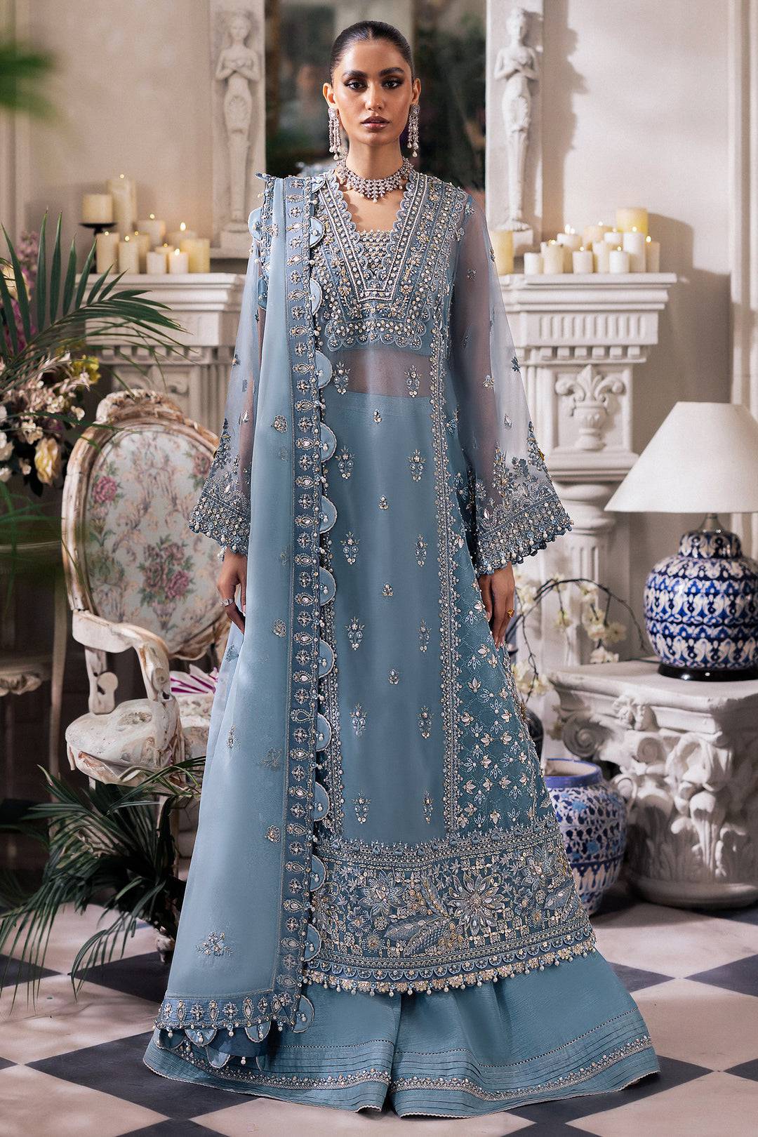 ZAHA | Gossamer Wedding Unstitched 2024 | Azura ZC24-07 - Aarzu