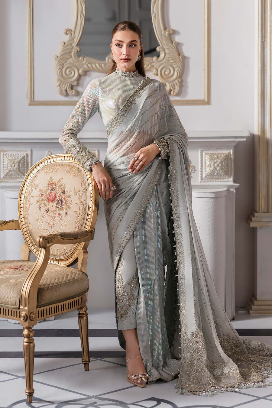 MARIA.B | Mbroidered Wedding 2025 - BD3005 Unstitched
