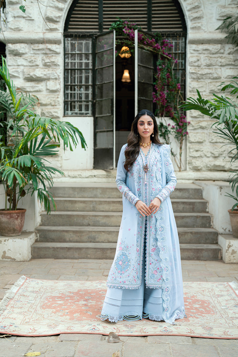 QALAMKAR | Luxury Lawn Eid Edit 2025 - Zarish - SB-04 Unstitched