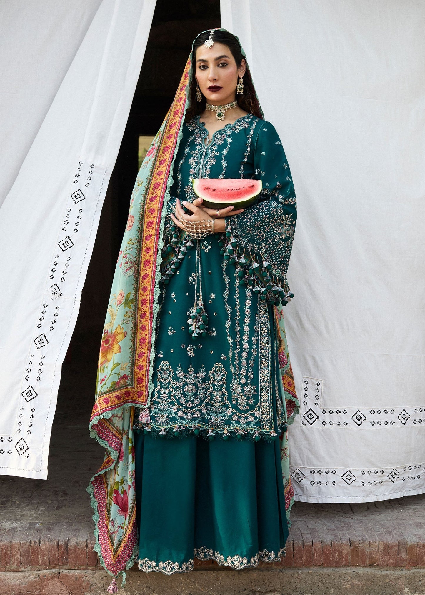 HUSSAIN REHAR | Nirmal SS'25 Luxury Lawn - Sahar
