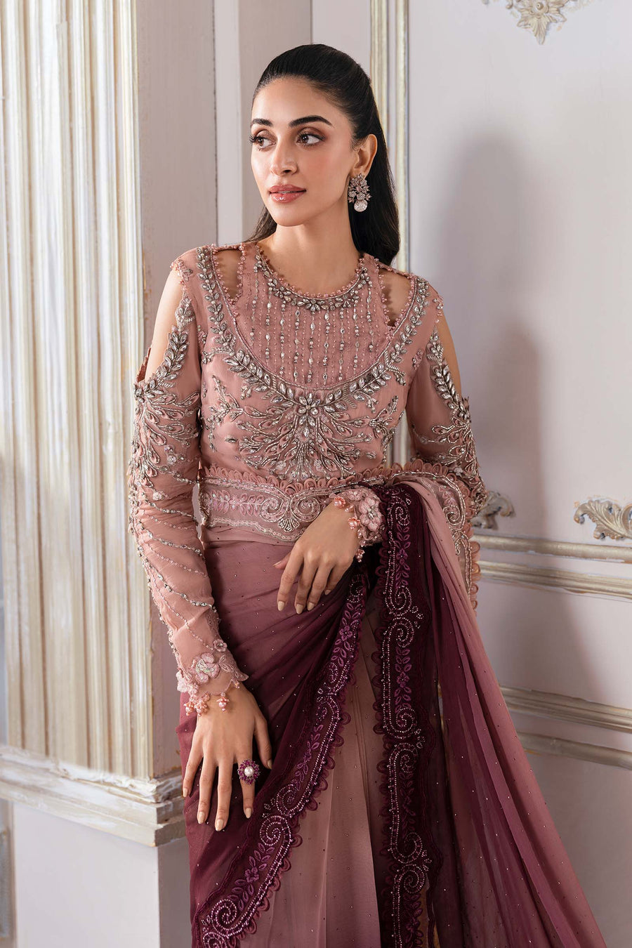 MARIA.B | Mbroidered Wedding 2025 - BD3001 Unstitched