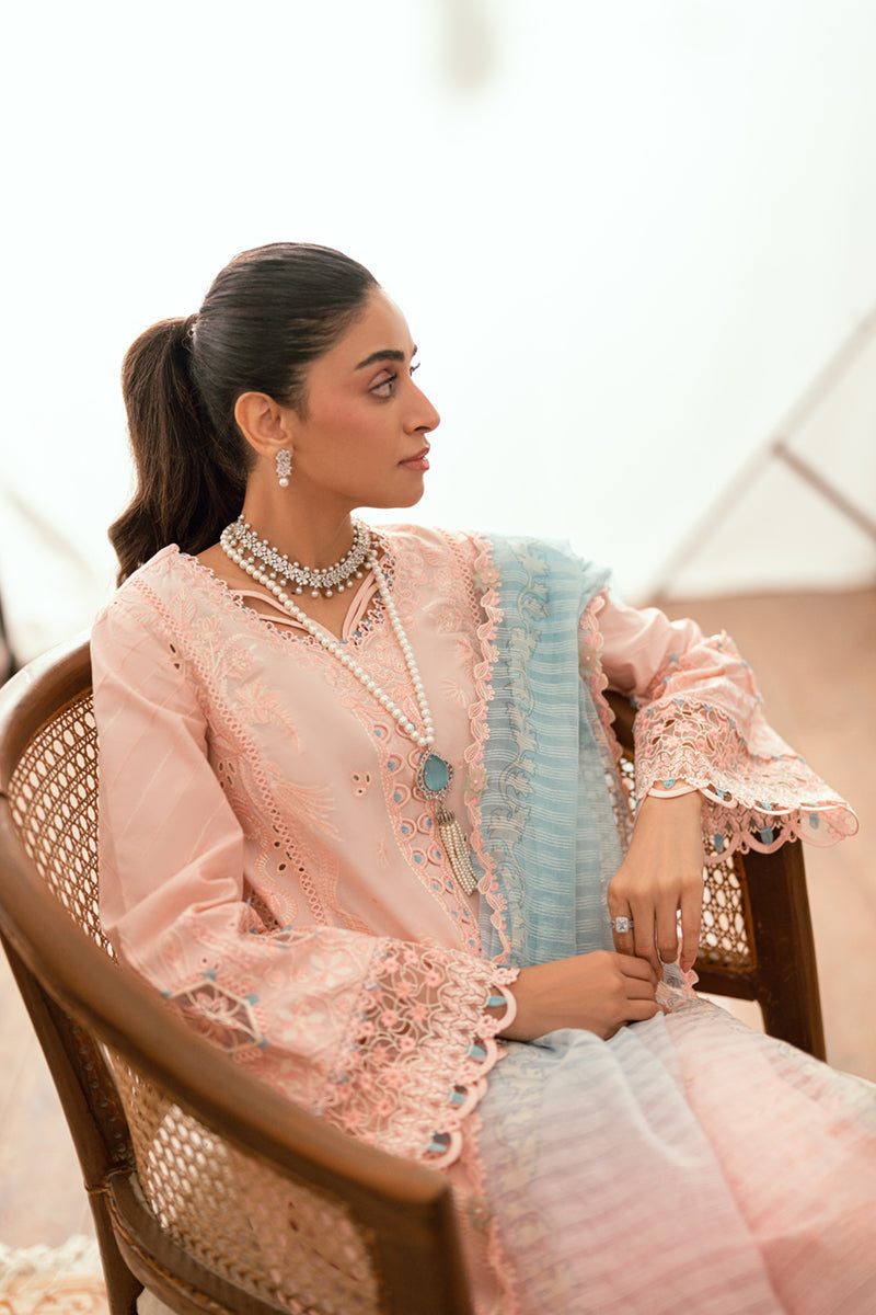 QALAMKAR | Luxury Lawn Eid Edit 2025 - Aleeza - SB-05 Unstitched